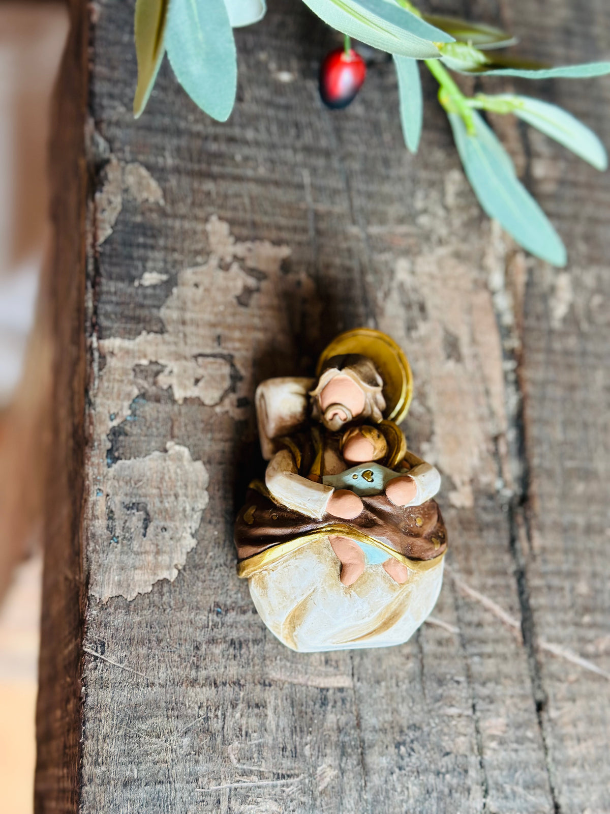 San José dormido con el Niño Jesús