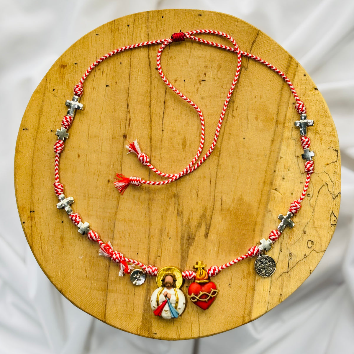 Collar Nuditos de colores Divina Misericordia