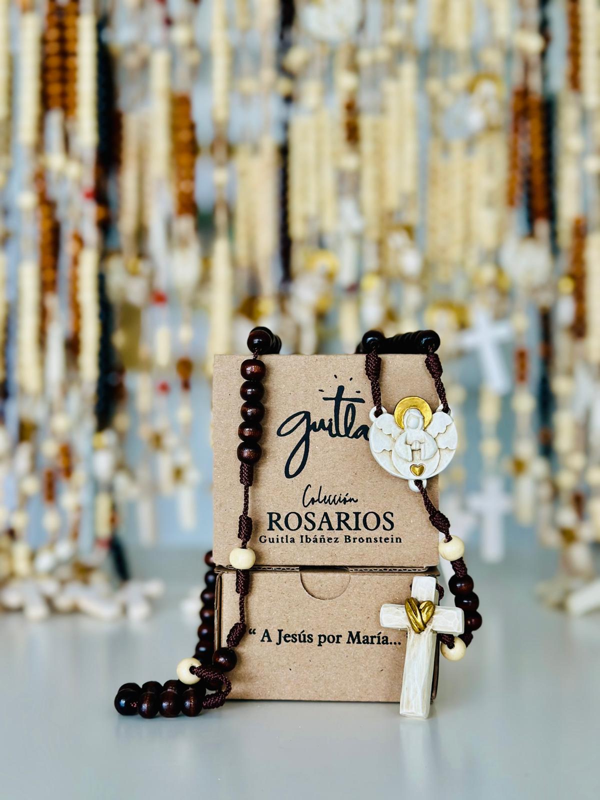 Ángel de amor - marrón marfil