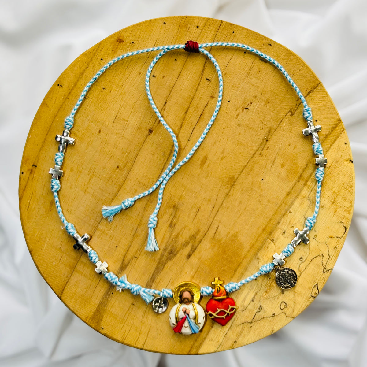Collar Nuditos de colores Divina Misericordia